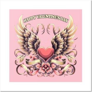 Valentines Day Celebrate Posters and Art